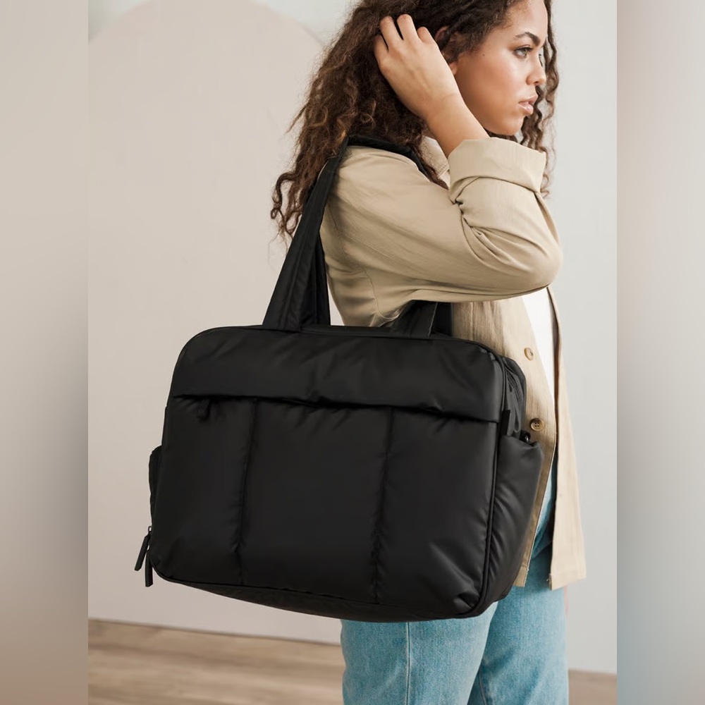 Calpak Matte Black Luka Duffel Bag
